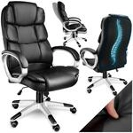 tectake&reg; Chefsessel, B&uuml;rostuhl mit 12 cm Polsterung, Schreibtischstuhl mit
