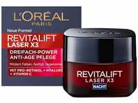 L'Oréal Paris Nachtpflege, Revitalift Laser X3, Anti-Aging Creme-Maske mit...
