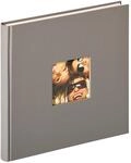 walther design Fotoalbum grau 26 x 25 cm mit Cover-Ausstanzung, Fun FA-205-X