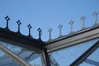 Vitavia Firstkrone aus Kunststoff schwarz andere Gew&auml;chshauser