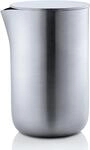 blomus -BASIC- Sahnek&auml;nnchen aus mattiertem Edelstahl mit Deckel, Sahnekanne 120 ml