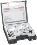 kwb 12-teiliges Lochs&auml;gen-Set mit Vario Zahnung und Bohrern - F&uuml;r Metall, Holz und