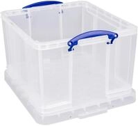 Really Useful 42C Kunststoff-Aufbewahrungsbox (leicht, robust, stapelbar, 42 Liter,
