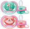 Philips Avent Ultra Air Nighttime M&auml;dchen Schnuller 18 Monate Scf349/12