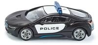 siku 1533, BMW i8 US-Polizeiauto, Metall/Kunststoff, Schwarz/Wei&szlig;, Vielseitig