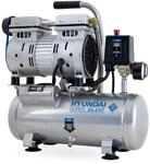 HYUNDAI Silent Kompressor SAC55751 | 6L Kessel, 8bar, &ouml;lfrei | 0.55kW / 0.75PS 
