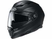 HJC Helmets Herren F70 Motorrad Helm, schwarz, XXL