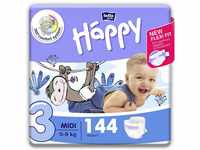 bella baby Happy Windeln comfort Gr.3 Midi 5-9kg HAPPY BOX 144 Stück