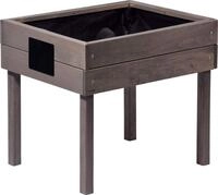 dobar&reg; 58511FSC Kinderhochbeet mit Kreidetafel | Mini Hochbeet Holz | erh&ouml;hter