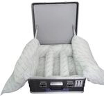 Zarges Akku Safe K470 (55 x 55 x 22 cm, silber, aus Stahl, mit Cirrux-Kissen,