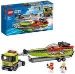 Lego 60254 City Great Vehicles Rennboot-Transporter