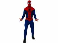 Rubies 820958XL000 Spiderman Kostüm, Herren, Black, XL