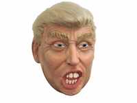 Horror-Shop Donald Trump Karnevals Maske mit Haaren