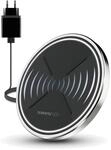 TERRATEC ChargeAIR dot Wireless Charger Ladepad, Kabelloses 10W QI Ladeger&auml;t,