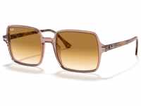 Ray-Ban Unisex Square Ii Rb1973-128151 Sonnenbrille, Brown, One Size