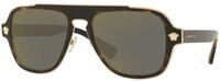 Ray-Ban Herren 0VE2199 Sonnenbrille, Schwarz (Dark Havana), 55