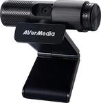 AVerMedia Live Streamer Webcam PW313, Sichtschutzverschluss, FHD 1080p-Videoanruf und
