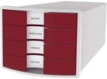 HAN Schubladenbox IMPULS 2.0 mit 4 geschlossenen Schubladen f&uuml;r DIN A4/C4 inkl.