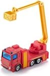 Siku 1080, Feuerwehr Hubrettungsb&uuml;hne, Rot/Gelb, Ausklappbare Hubrettungsb&uuml;hne,