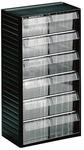 Treston Kleinteilemagazin 557-3, BxTxH 310x180x550 mm, 12 Schubladen, Grau