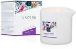 Exotiq Massage Kerze Violet Rose - F&uuml;r eine sinnliche Massage - 200g