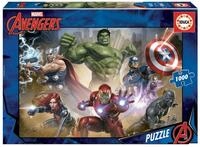 Educa - Puzzle 1000 Teile f&uuml;r Erwachsene | Marvel The Avengers, 1000 Teile Puzzle