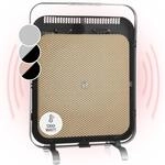 Klarstein Infrarotheizung mit Thermostat, 1300 Watt Elektroheizung,