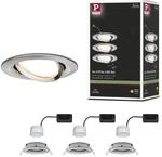 Paulmann 93447 LED Einbauleuchte Nova Coin Basisset schwenkbar rund 84 mm 50&deg;...