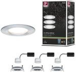 Paulmann 93462 LED Einbauleuchte Nova Coin Basisset starr IP44 rund 78 mm Coin...