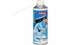 ednet Druckluftreiniger-Spray, 400ml Dose - Dosierbare Sprühstärke -...