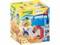 PLAYMOBIL 1.2.3 Sand 70340 Kreativset Sandburg, Ab 1,5 bis 4 Jahre