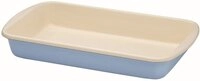 Riess, 0435-006, Auflaufform 36x21cm, BUNT PASTELL, Emaille, Vol. (rec.): 3,2 Liter,