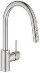 GROHE Concetto, K&uuml;chenarmatur 2 Strahlarten (Wasserhahn K&uuml;che mit ausziehbarer