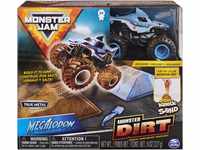 Monster Jam Monster Dirt - Starterset, mit 226 g Monster Dirt Truck im Maßstab...