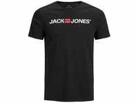 JACK & JONES Herren JJECORP Logo Tee SS Crew Neck NOOS T-Shirt (Black, M)
