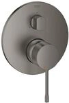 GROHE Essence, Unterputz Armatur 3-Wege, ohne Rohbau-Set, Anthrazit 