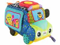 LAMAZE Freddie's Activity Bus Baby Toy, Plush Sensory Toy with Flaps & Discovery