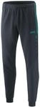 JAKO Unisex Kinder Polyesterhose Competition 2.0, Anthrazit/T&uuml;rkis, 116