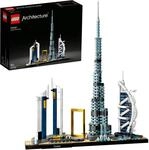 LEGO 21502 Architecture Dubai, Skyline-Kollektion, Modellbausatz, Set zum...