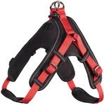 HUNTER Hundegeschirr NEOPREN VARIO QUICK, Farbe: rot/schwarz, hochwertiges Nylon,