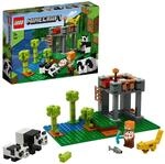 LEGO 21158 Minecraft Der Panda-Kindergarten, Bauset mit Alex und Tierfiguren,