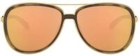 Ray-Ban Damen 0OO4129 Sonnenbrille, Blau (Brown Tortoise/Gold), 58