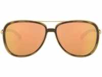 Oakley Damen 0OO4129 Sonnenbrille, Blau (Brown Tortoise/Gold), 58