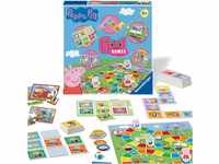 Ravensburger Peppa Pig 6-in-1 Spiele-Kompendium für Kinder und Familien ab 3...