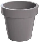 Lofly Plastiktopf in Grau 49 (L&auml;nge) x 49 (Breite) x 45,5 (hoch) cm