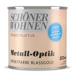 Trendstruktur- Metall-Optik - Effektfarbe Blassgold gl&auml;nzend 375 ml