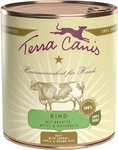 Terra Canis Dose classic 6x800g Rind mit Karotte, Apfel und Naturreis, Grundpreis:
