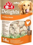 8in1 Delights Kauknochen Chicken XS 14 St&uuml;ck, Grundpreis: &euro; 53,11 / kg