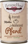 Herzenshund Nassfutter 12x400g Pferd mit Amaranth, Grundpreis: &euro; 10,48 / kg