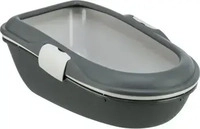 Trixie Katzentoilette Berto dunklegrau 39x22x59cm, Grundpreis: &euro; 12,10 / kg